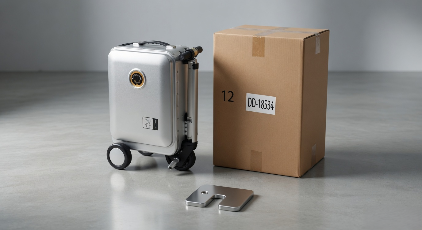 Electric Suitcase Smart Scooter – Riding Luggage with Removable Power (1 Pc)